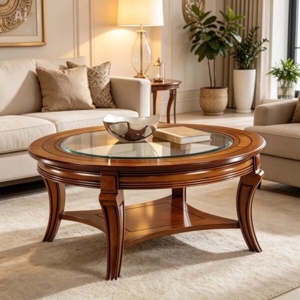 Elegant Wooden Coffee Tables in Taxila & Wah Cantt | Modern Center Table