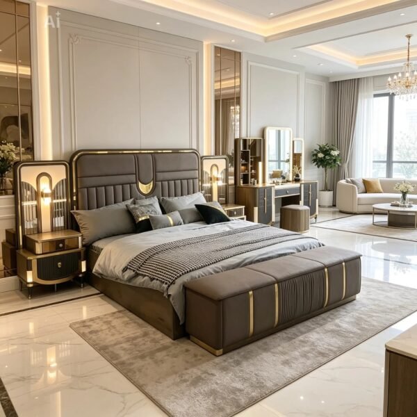 Queen Size Bed with Storage | Modern Bedroom Furniture